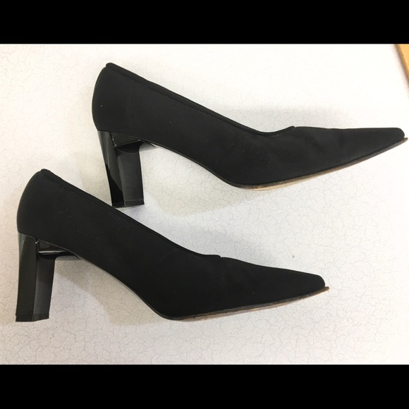 Elegant Stuart Weitzman vintage square toe heels - Picture 2 of 8